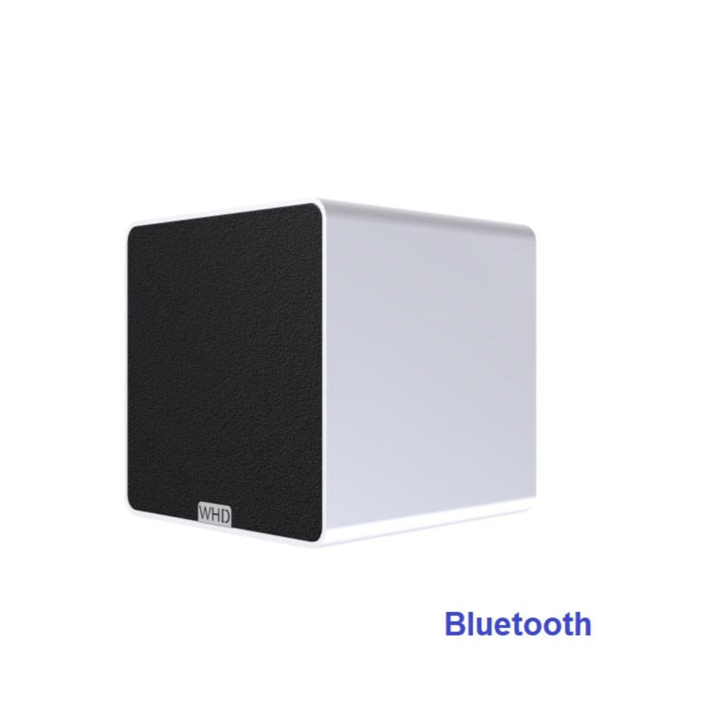 Qube BT, Weiss - Bluetooth-Lautsprecher in Aluminiumdesign