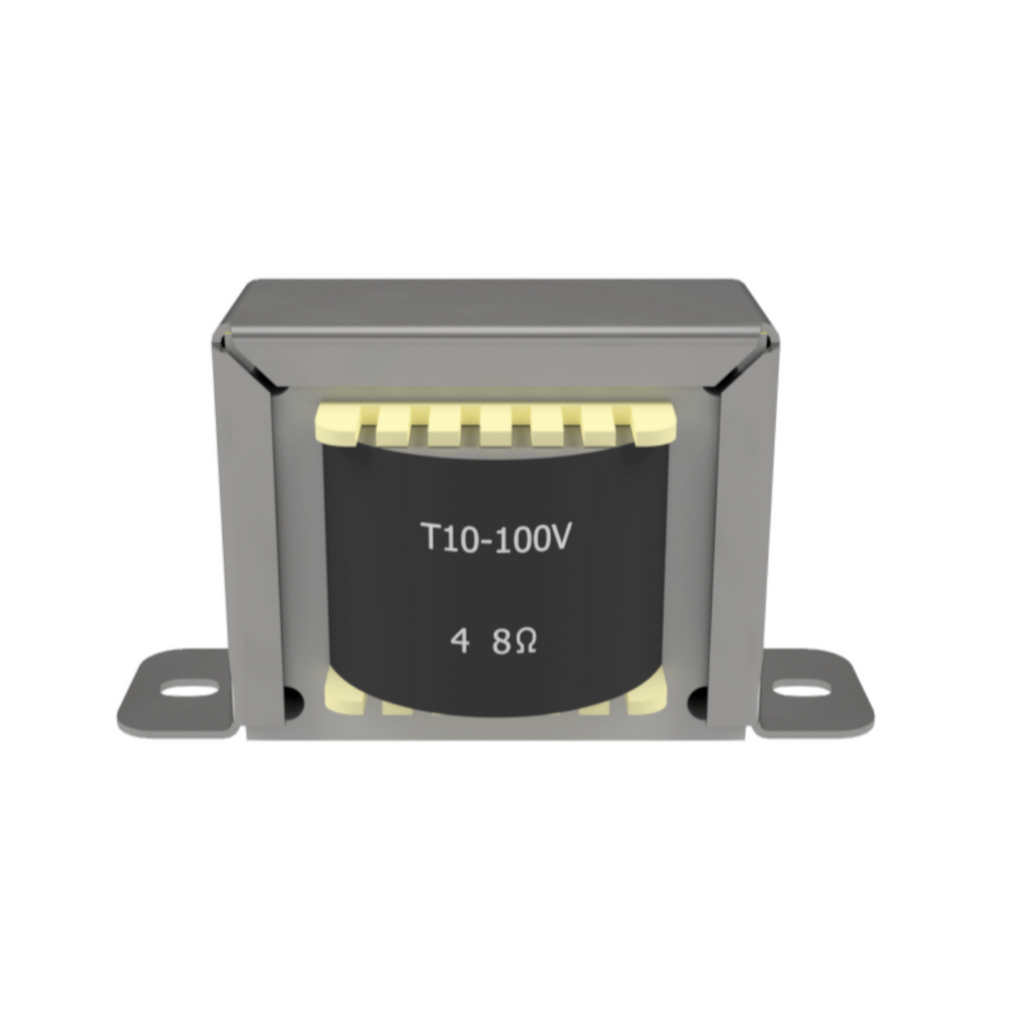 T10 EI54 4+8 Ohm  mit Haube - 10 Watt Übertrager