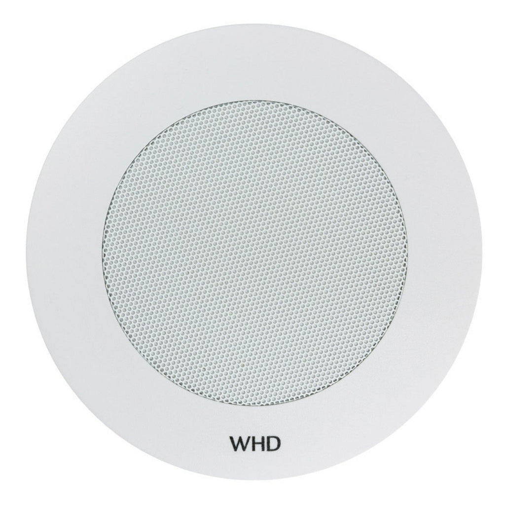 KBRW R180  Basic - Runde Kunststoffblende Weiß mit Gitter Weiß für M/R 180 Lautsprecher
